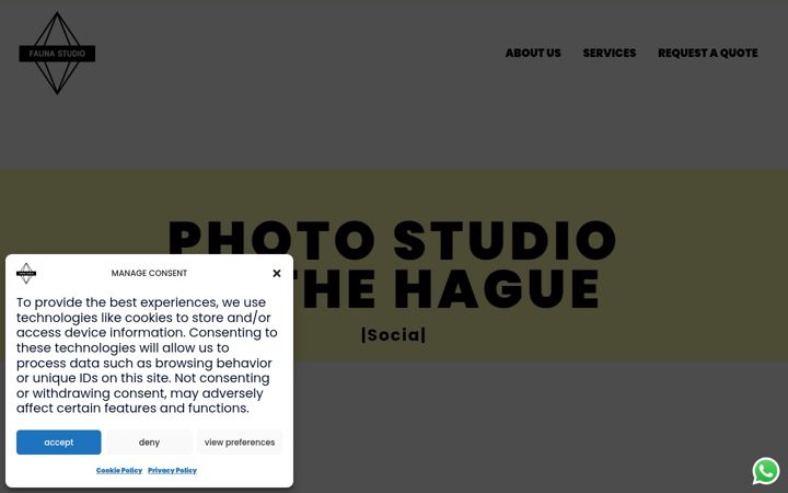 Screenshot of faunastudio.site