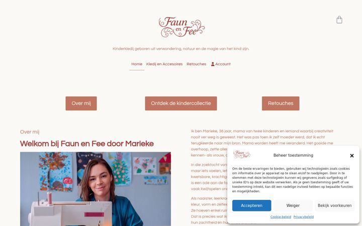 Screenshot von faunenfee.be
