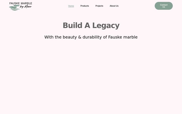 Screenshot of fauskemarble.com
