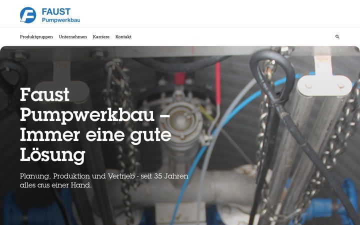 Screenshot of faust-pwb.de