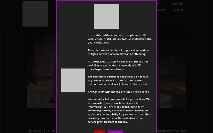 Screenshot of faustinoperez.com