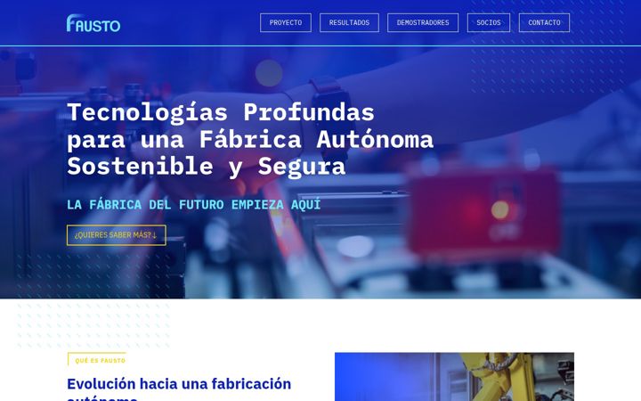 Screenshot of fausto-fabricaautonoma.es