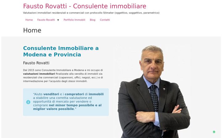 Screenshot of faustorovatti.com