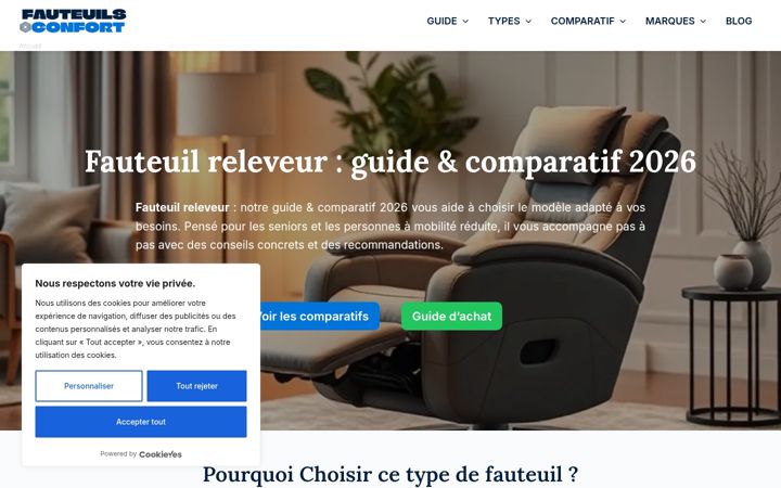 Screenshot of fauteuilsconfort.fr