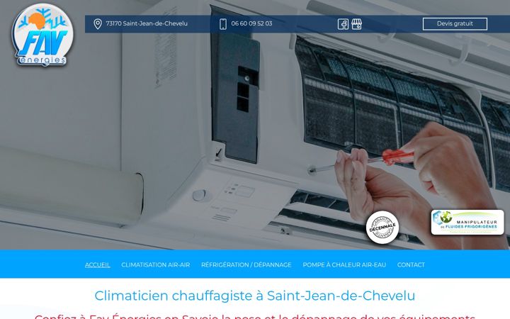 Screenshot of fav-energiesclimatisationpac.fr