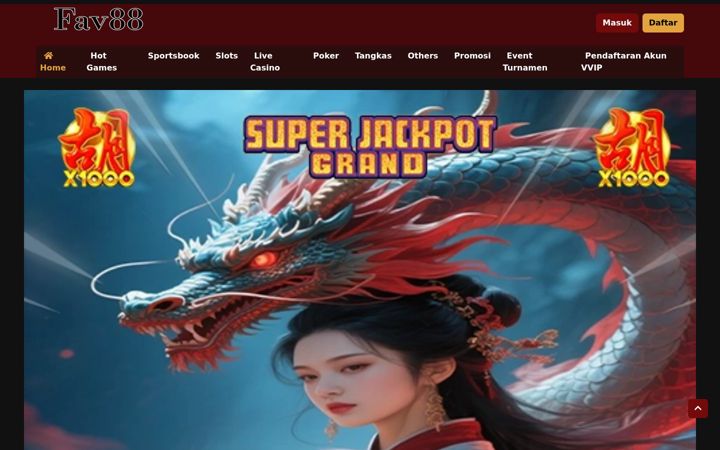 Screenshot of fav88slot.com