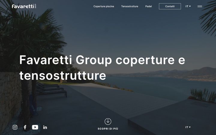 Skjermbilde av favarettigroup.it