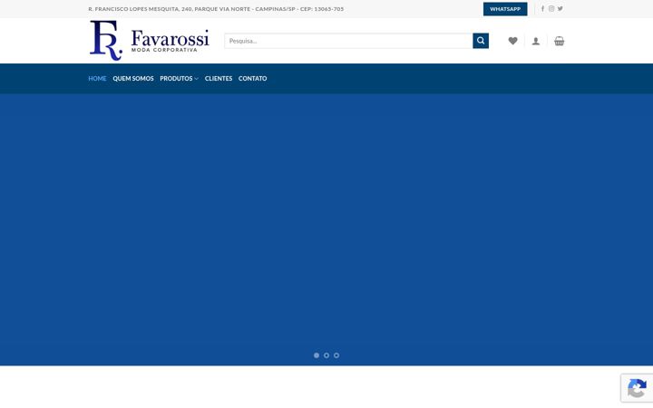 Zrzut ekranu favarossi.com.br