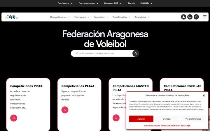 Screenshot of favb.es