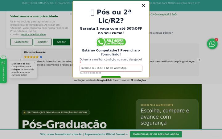 Screenshot di favenibrasil.com.br