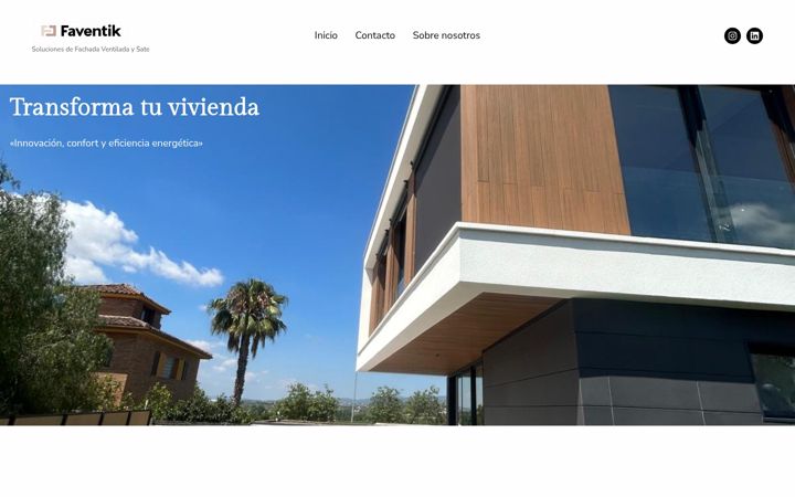 Screenshot of faventik.com