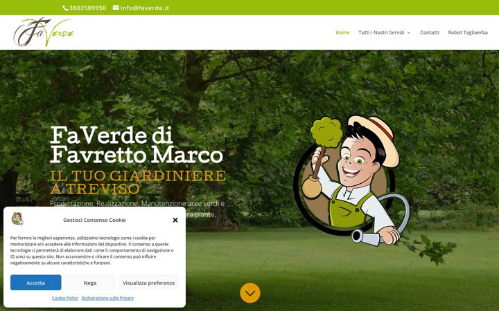 Screenshot of faverde.it