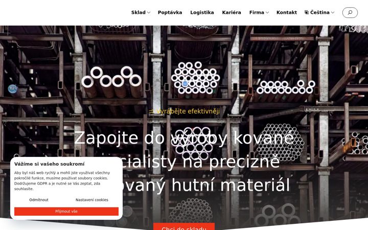 Screenshot of favex.cz