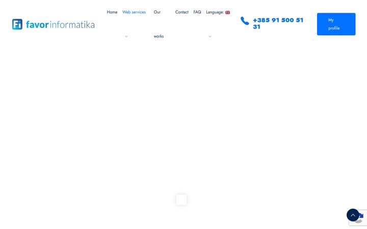 Snímek obrazovky favor.hr
