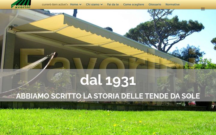 Screenshot of favorini.it