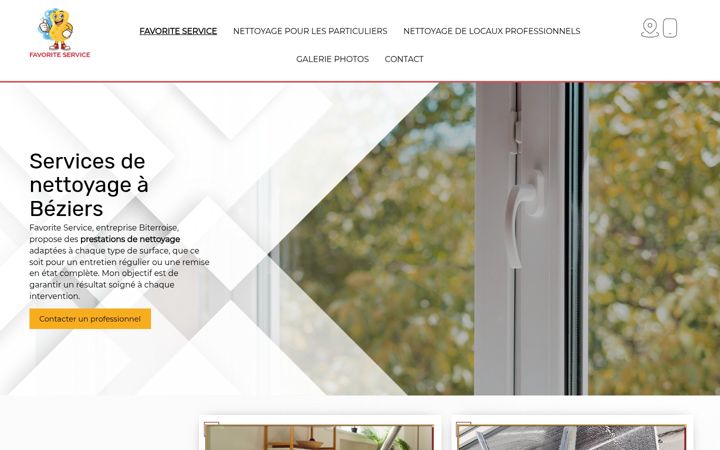 Screenshot of favorite-service.fr