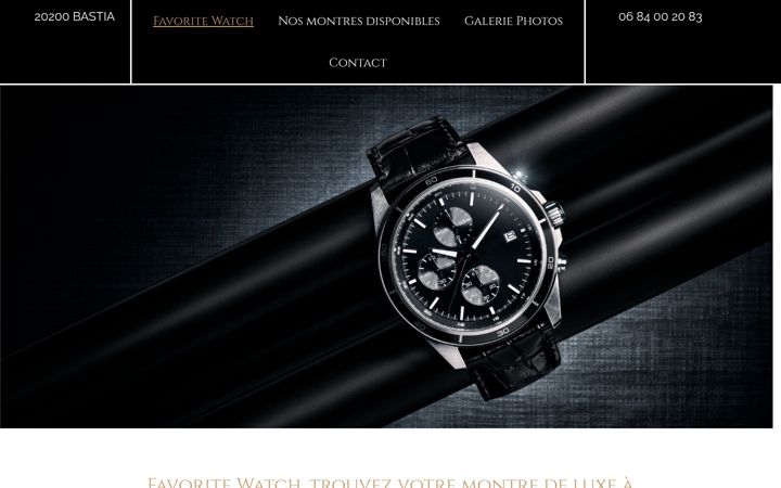 Screenshot of favorite-watch.fr