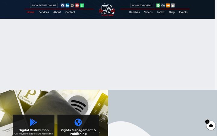 Screenshot of favoritemusic.lk