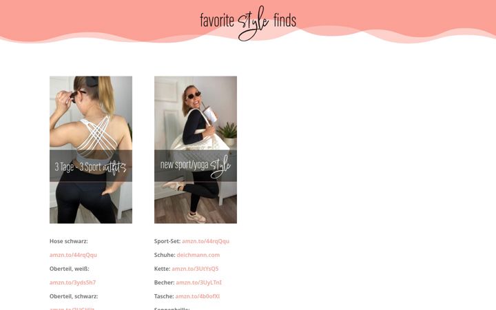 Screenshot of favoritestylefinds.de