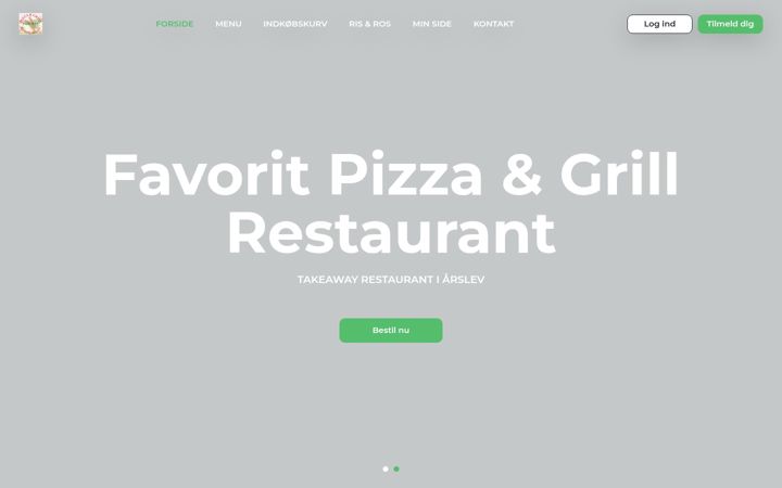 Screenshot of favoritpizza.dk