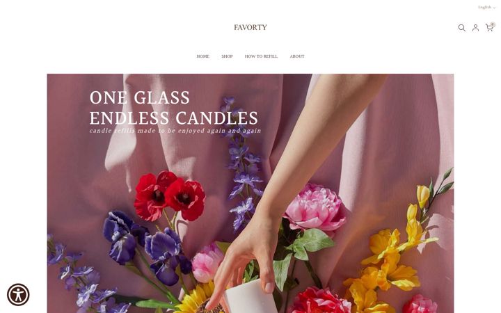 Screenshot of favorty.com