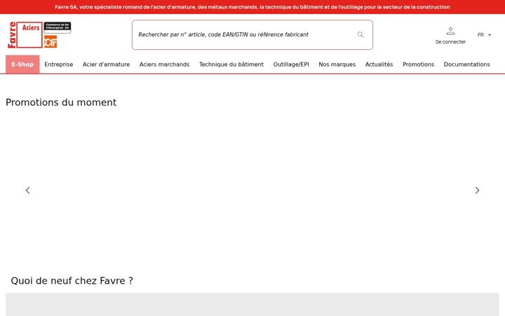 Screenshot of favresa.ch