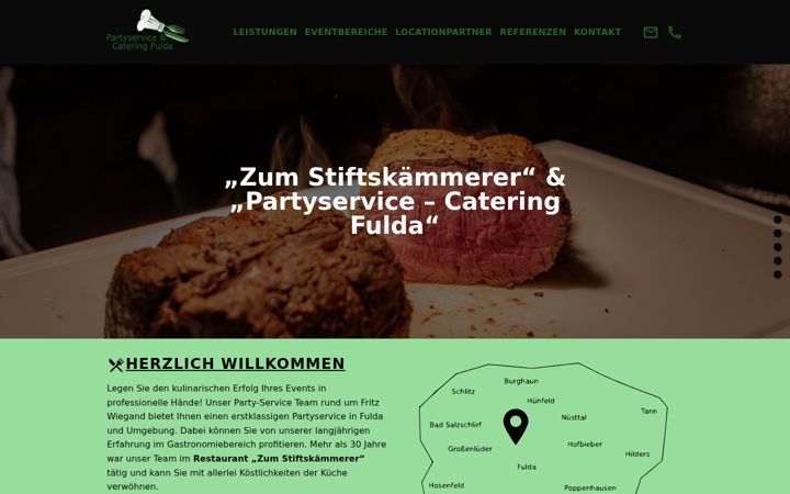 Screenshot von faw-catering.de