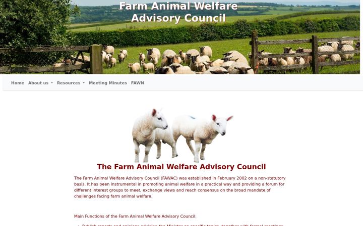 Screenshot of fawac.ie