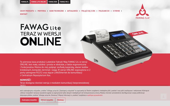 Screenshot of fawagliteonline.pl