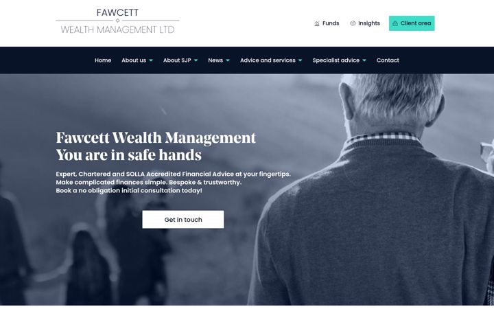 Screenshot of fawcettwm.co.uk