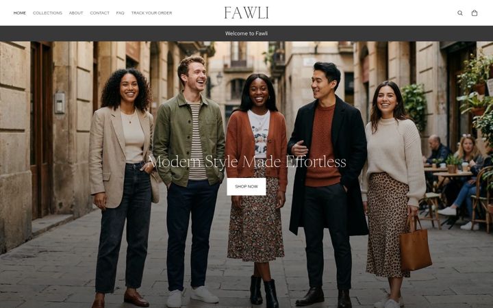 Screenshot of fawli.com