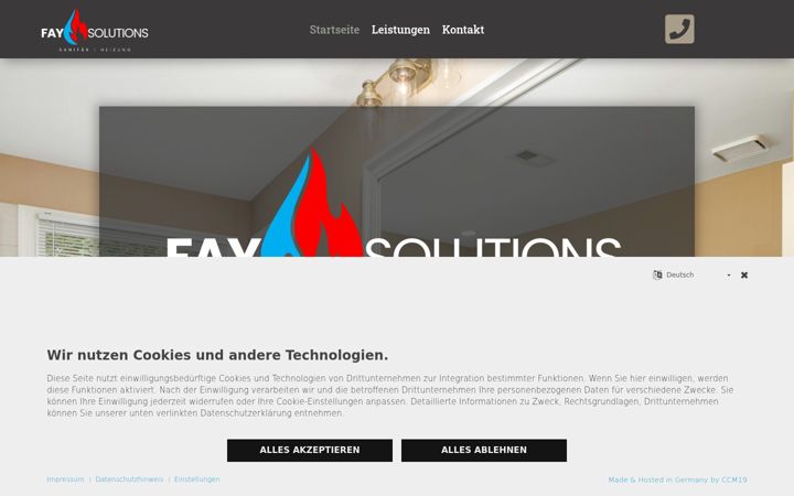 Screenshot of fay-solutions.de