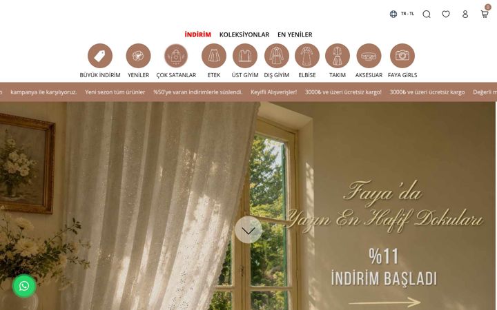 Screenshot of fayaboutique.com