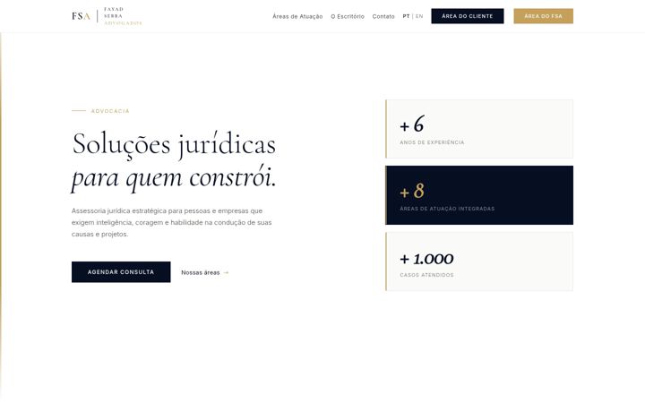 Screenshot of fayadsebba.adv.br