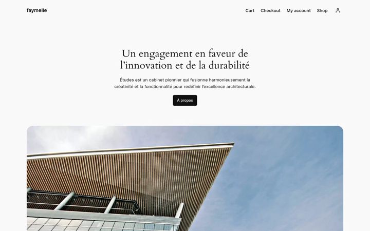 Screenshot of faymelle.com