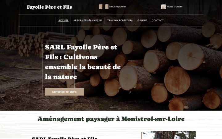 Screenshot of fayolle-pere-fils.fr