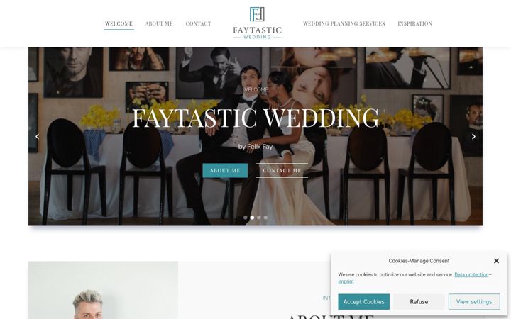 Screenshot of faytasticwedding.ch