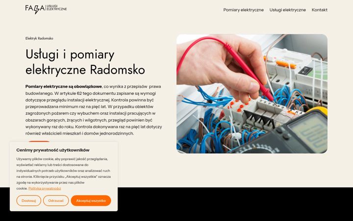 Screenshot of faza-ue.pl