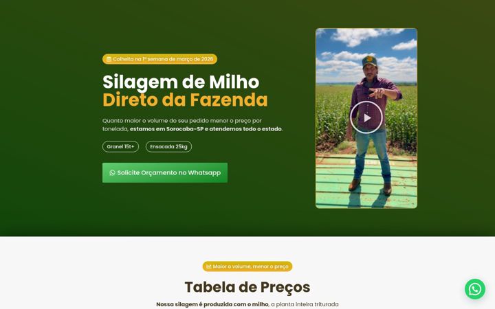 Screenshot di fazendaquebragalho.com.br