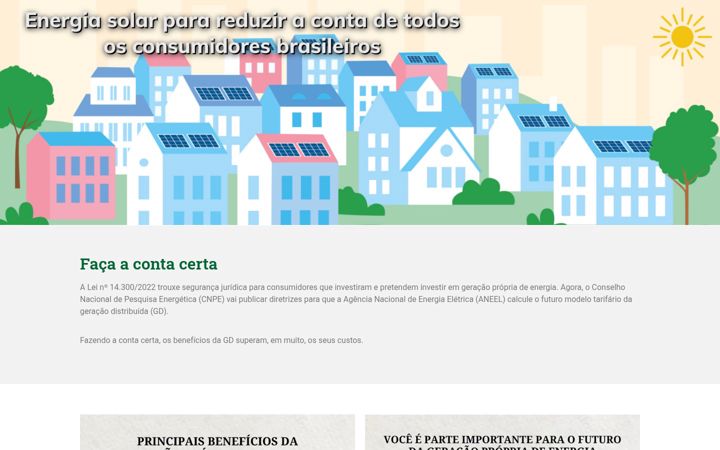 Screenshot of fazendoacontacerta.org.br
