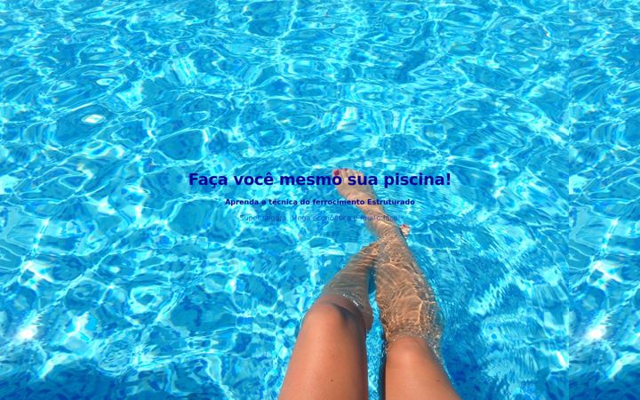 Screenshot di fazerpiscinabarata.com.br