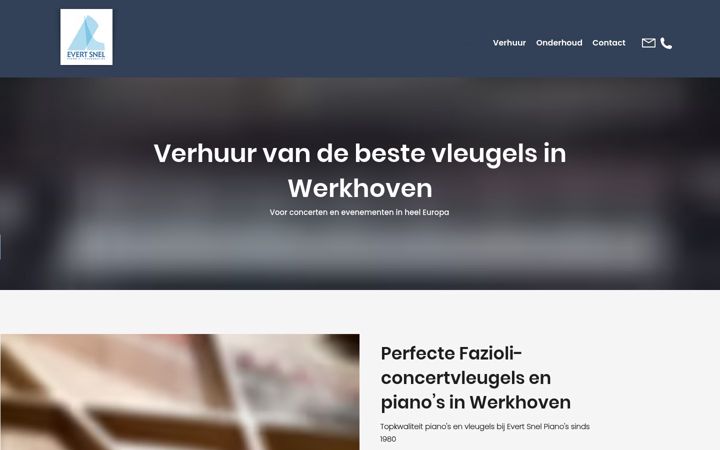 Screenshot of fazioli-nederland.nl