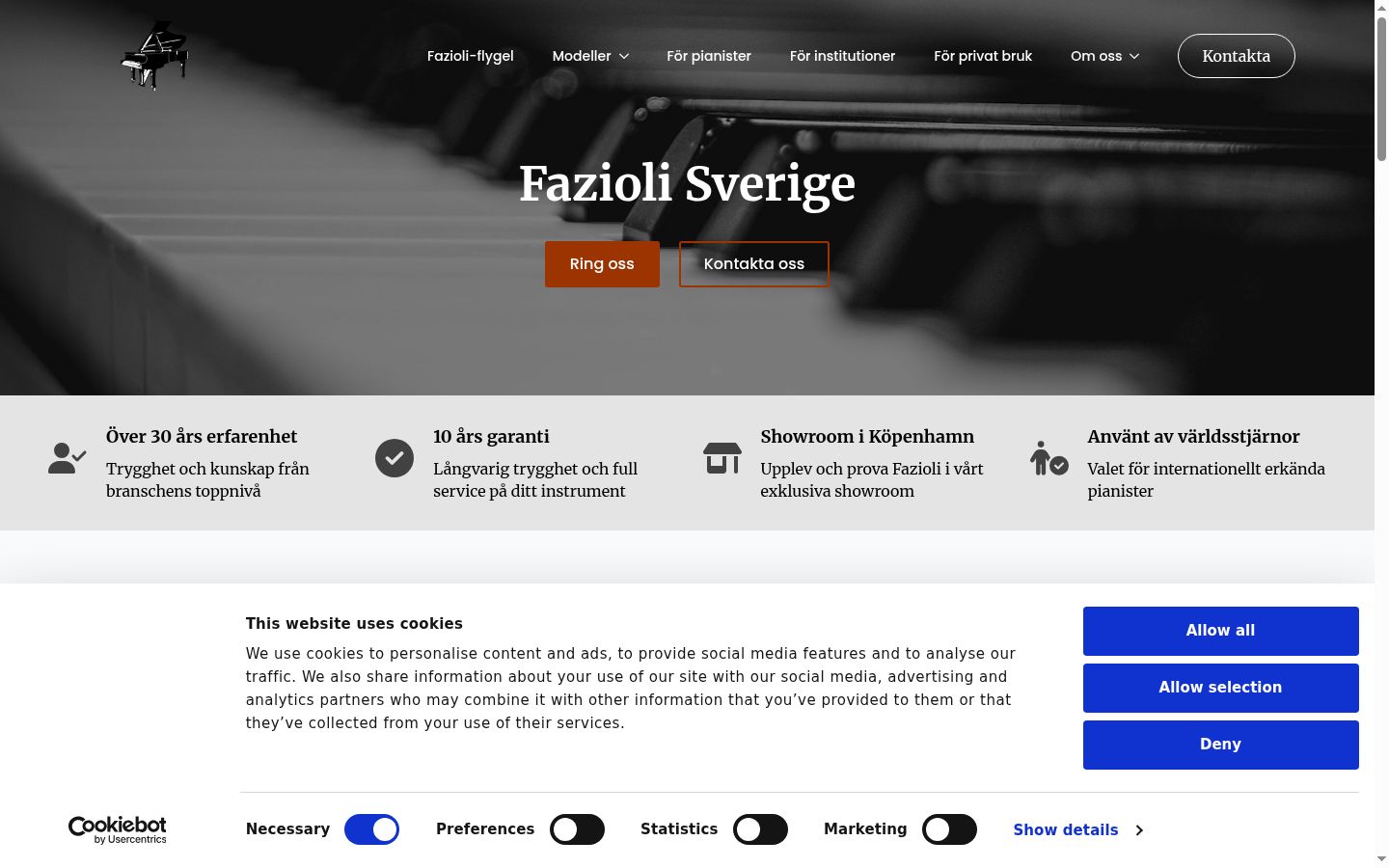 Sutikimo reklamjuostės, rodytos prieš bet kokią sąveiką, ekrano kopija