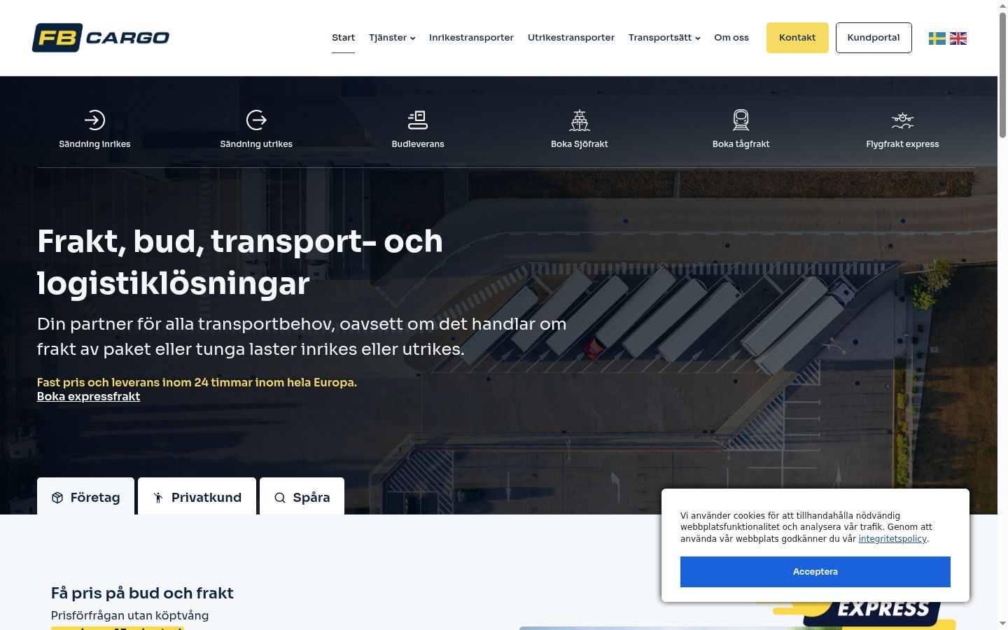 Screenshot tal-banner tal-kunsens muri qabel kwalunkwe interazzjoni