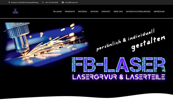 Capture d'écran de fb-laser.de