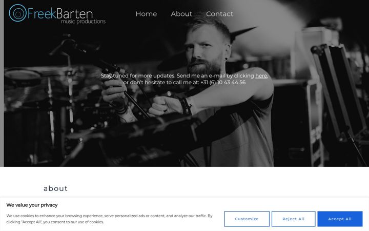 Screenshot of fb-productions.nl