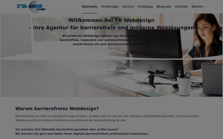 Screenshot of fb-webdesign.de