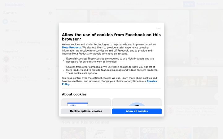 Screenshot of fb.gg