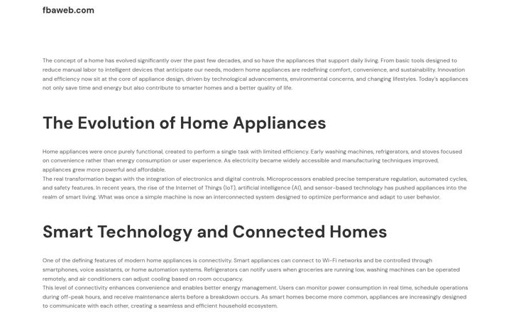 Screenshot of fbaweb.com