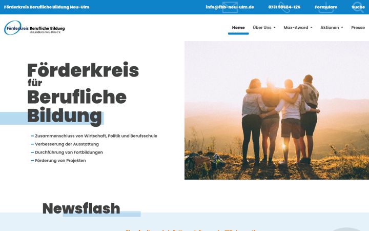 Екранна снимка на fbb-neu-ulm.de